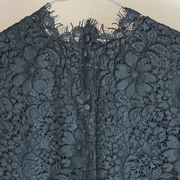 Joie Lace Mock-Neck Top - Picture 7 of 12